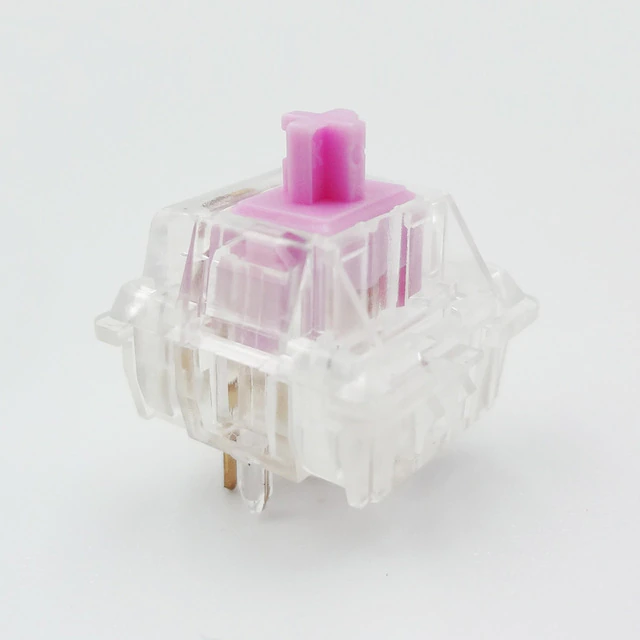 DUROCK L3 PINK LINEAR SWITCHES - THE KEYCAP CLUB
