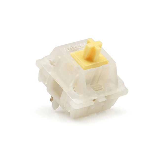 [IN STOCK] GATERON MILKY YELLOW LINEAR SWITCHES - THE KEYCAP CLUB