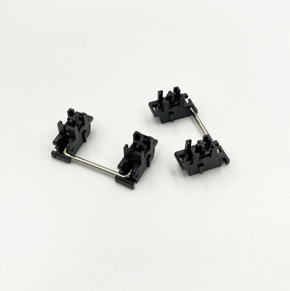 DUROCK PLATE MOUNTED STABILISERS - BLACK - THE KEYCAP CLUB