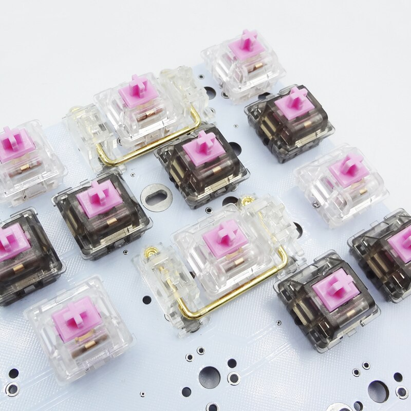 DUROCK L3 PINK LINEAR SWITCHES - THE KEYCAP CLUB