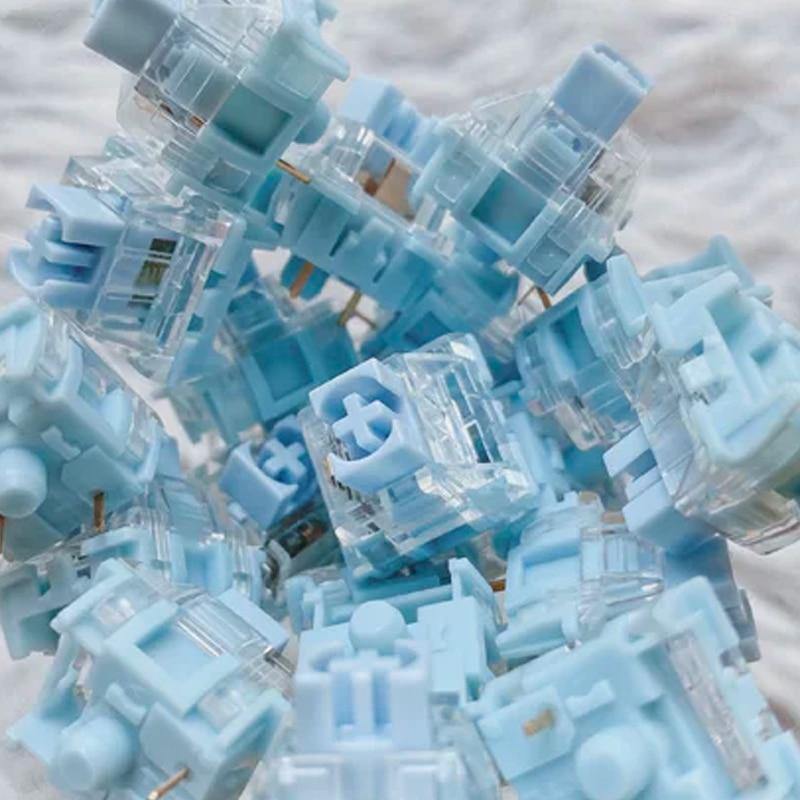 TTC BLUISH WHITE TACTILE SWITCHES - THE KEYCAP CLUB